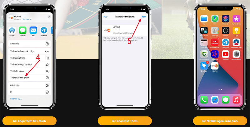 Cài đặt ứng dụng Ku Bet cho điện thoại Iphone