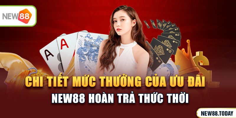 Chi tiết mức thưởng của ưu đãi Ku Bet hoàn trả tức thời