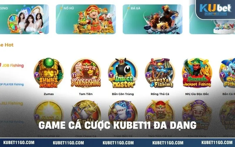 Hệ Sinh Thái Game Cá Cược Kubet Đa Dạng