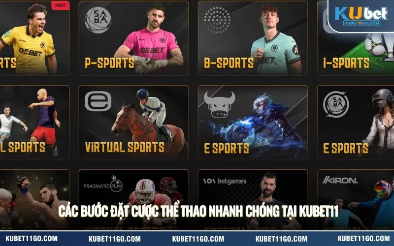 Các Bước Đặt Cược Thể Thao Nhanh Chóng Tại Kubet